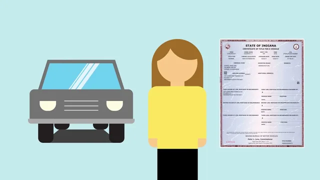 Title frame of the Indiana BMV video How to Transfer a Vehicle Title from a Private Sale.