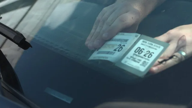 The opening frame of the NYS DMV video on registering a vehicle in New York State